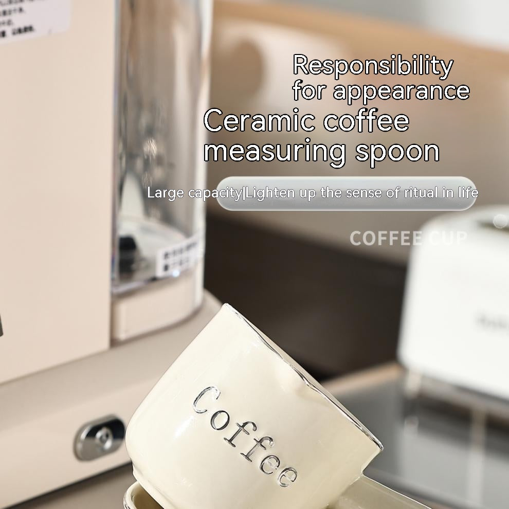 Espresso Measuring Cup with Scale - Ceramic Coffee Measuring Cup - Raven Supply Company