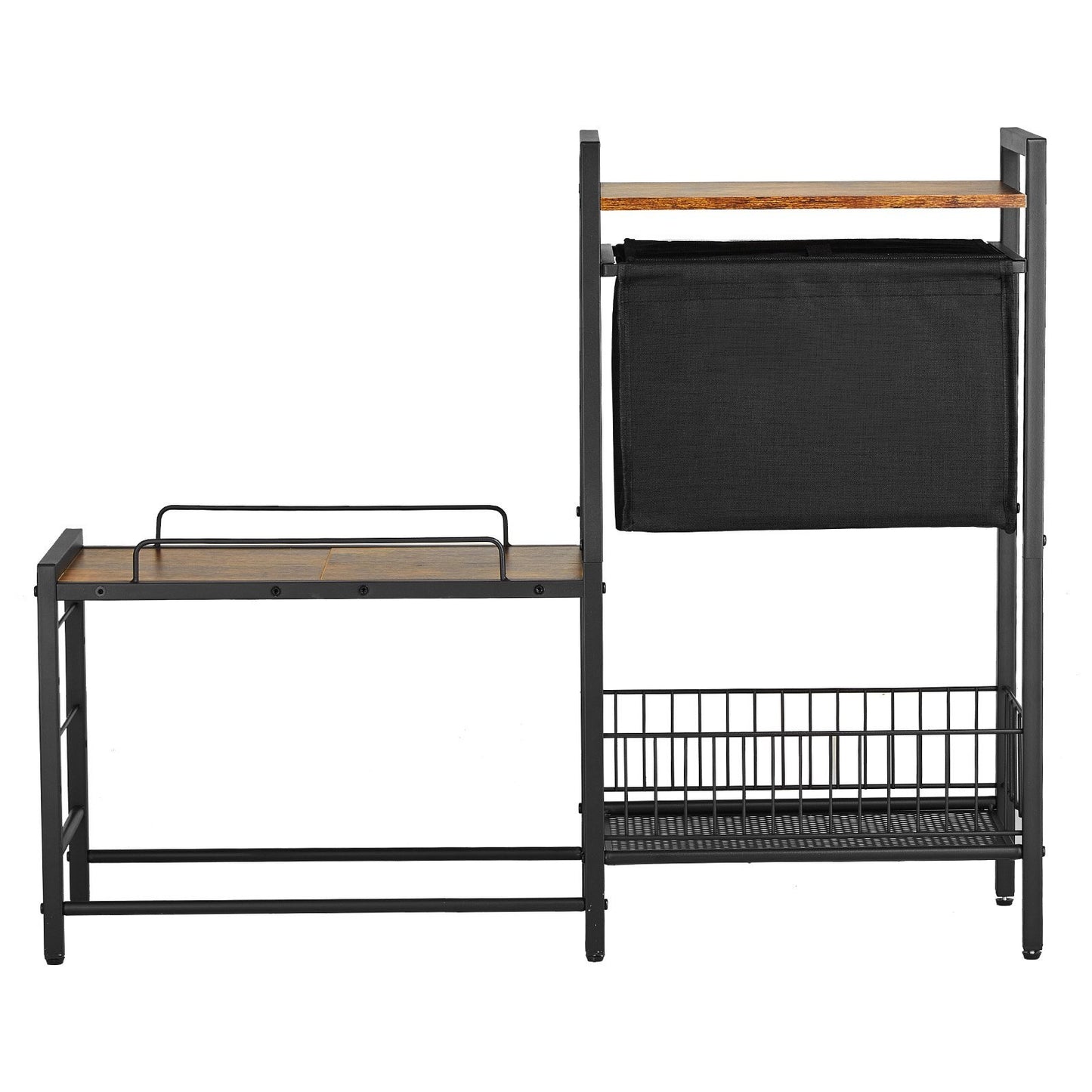 Pet Feeding Station With Storage Dog Food & Toy Organizer Raised Dog Bowls - Raven Supply Company