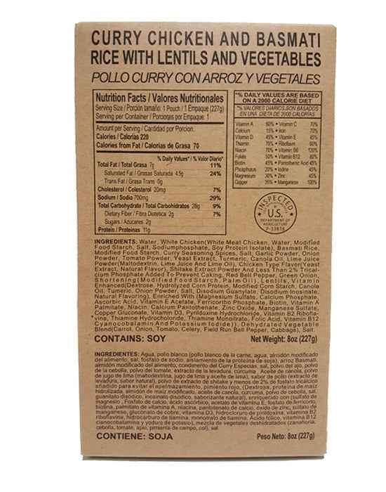 MRE Meals – Standard Variety with Heaters