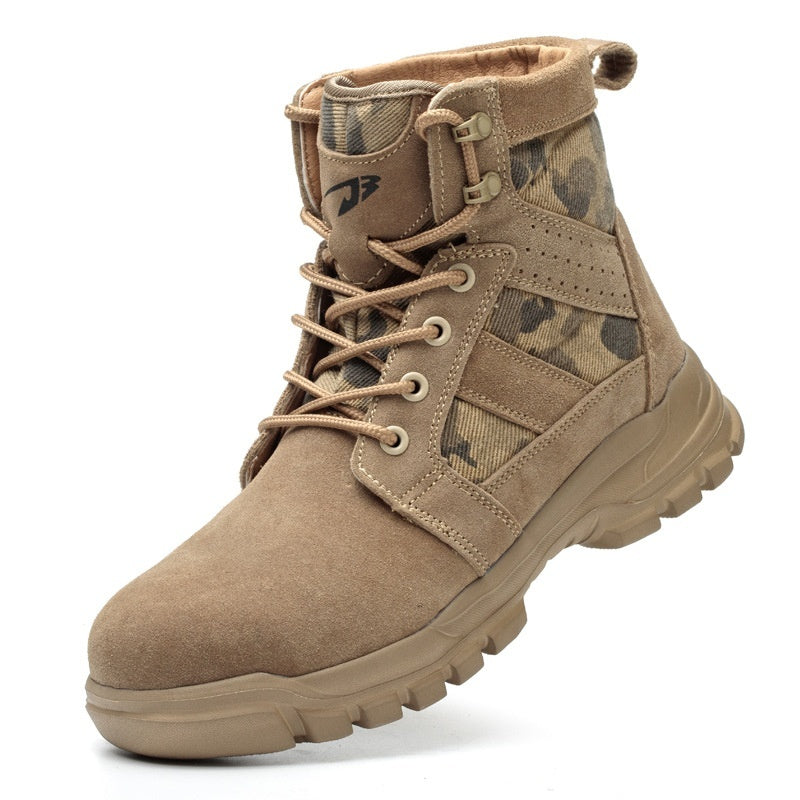 Combat Boots Male High Ankle Safety Shoes - Raven Supply Company
