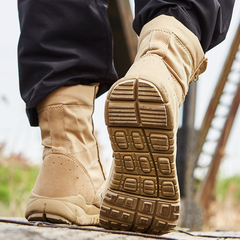 Summer Tactical Desert Combat Boots for Outdoor Climbing and Adventure - Raven Supply Company