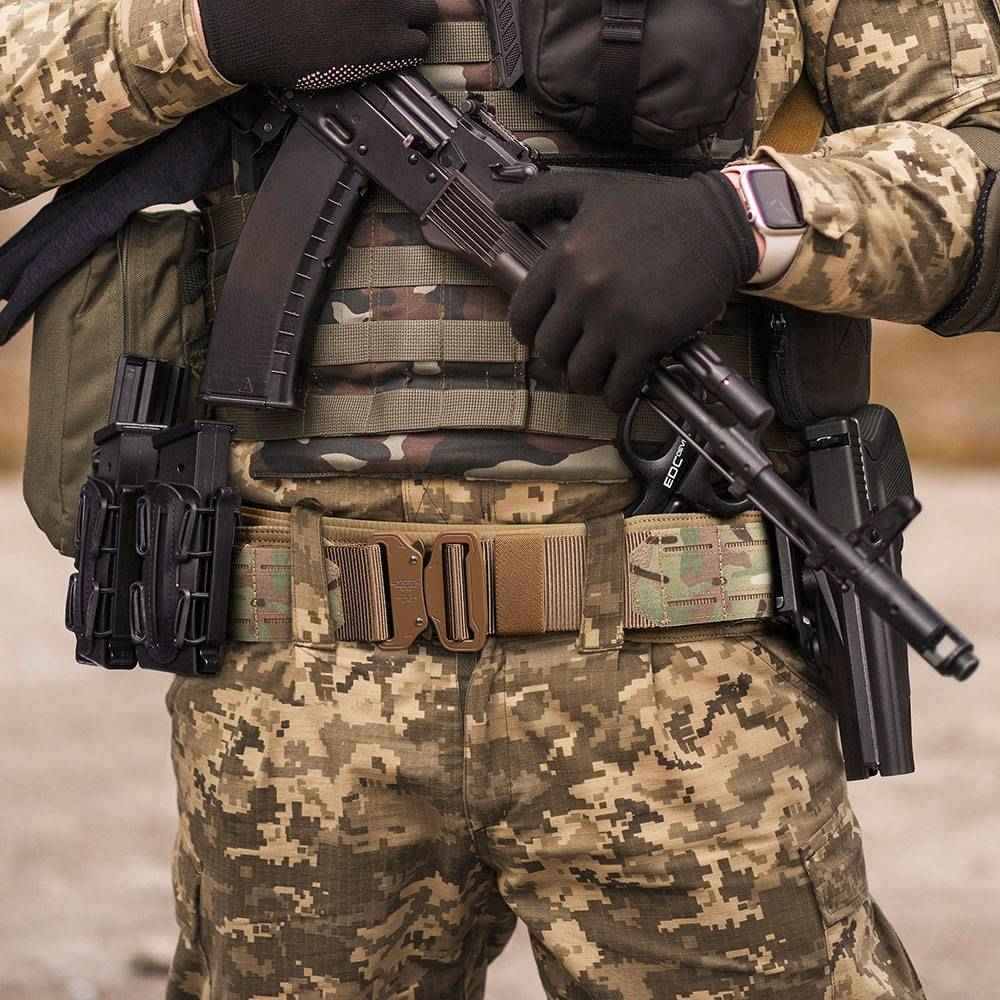 Tactical MOLLE Battle Belt with Quick Release Buckle for Versatile Gear Carrying - Raven Supply Company