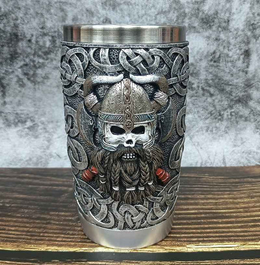 Viking Coffee Cup Berserker's Chalice - Unique Norse Drinkware - Raven Supply Company