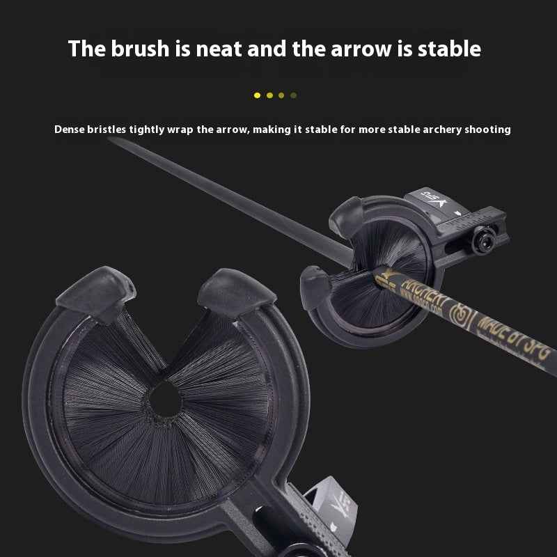 New Composite Straight Latin American Hunting Reflex Bow Universal Brown Cake Mane Arrow