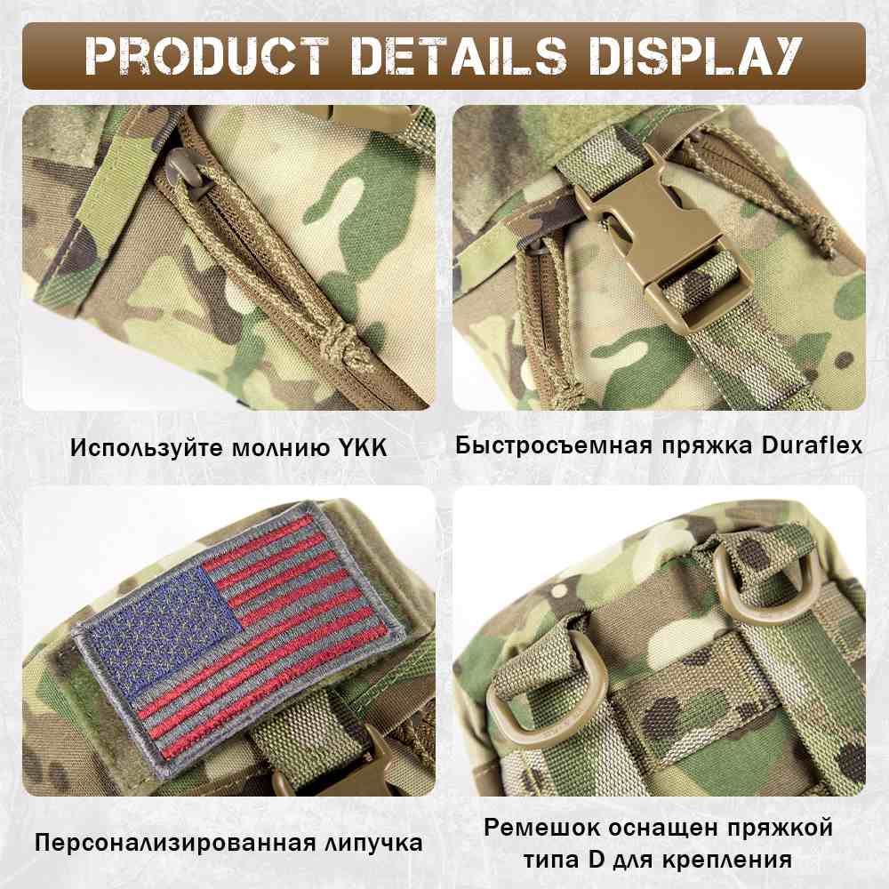 Votagoo Tactical Medical Bag Molle First Aid Kit - Emergency Pouch IFAK Trauma Kit for Outdoor Survival - Raven Supply Company