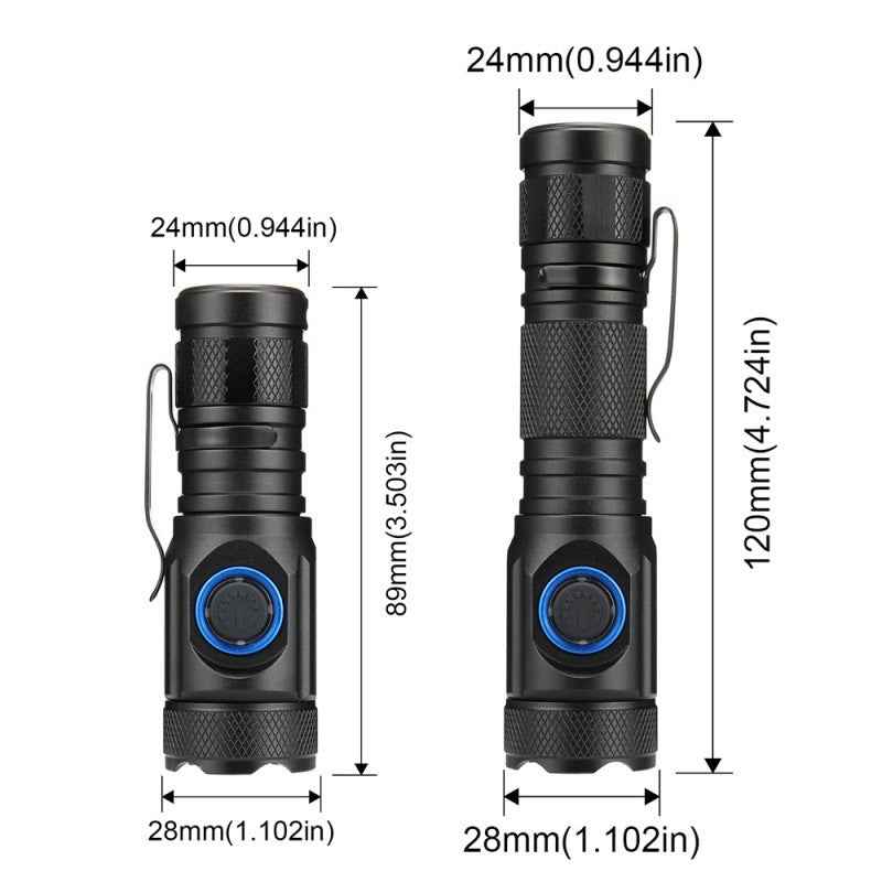Rechargeable Tactical Flashlight - Powerful and Convenient - Raven Supply Company