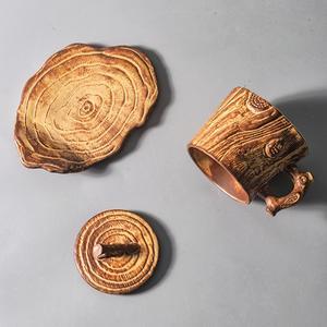 Handmade Personalized Coffee Mug with Handle - Unique Stoneware Design - Raven Supply Company