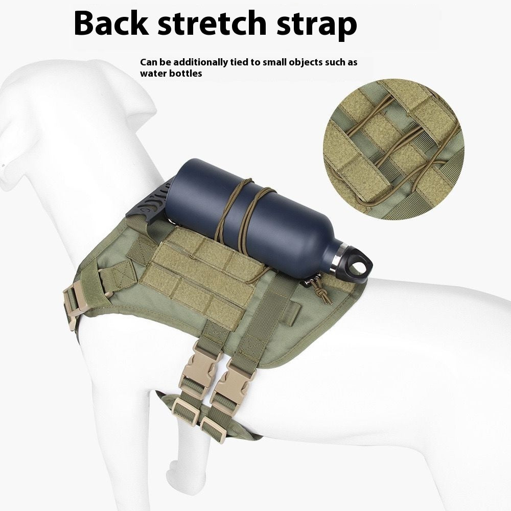 Pet Harness Dog Tactical Chest And Back – Tea - Raven Supply Company