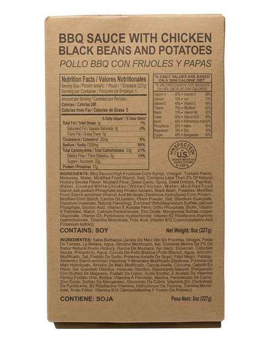 Case of 12 Single Complete MRE Meals – Standard Variety with Heaters