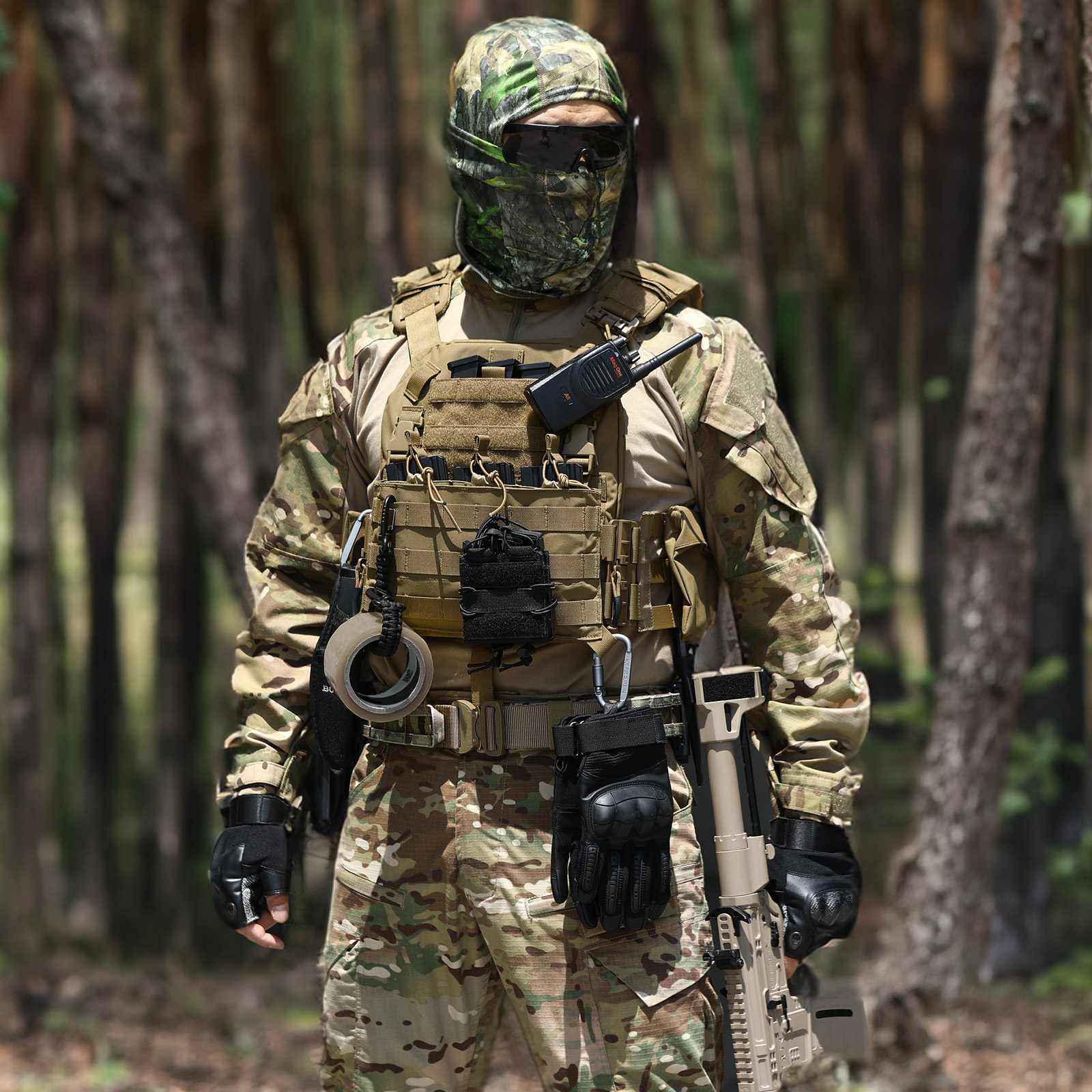 Votagoo Outdoor 1000D Nylon Tactical Combat Tactic Vest Plate Carrier