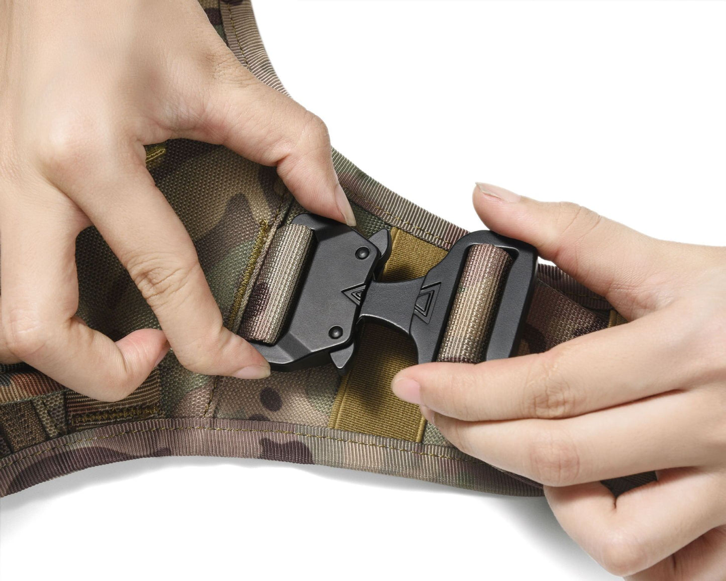 Tactical Dog Vest Medium To Large Dogs Quick Release Chest Strap 3-piece Set - Raven Supply Company