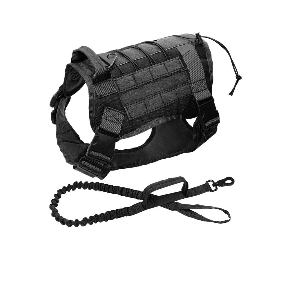 Tactical Dog Vest Outdoor Combat Large Dog – Tea - Raven Supply Company