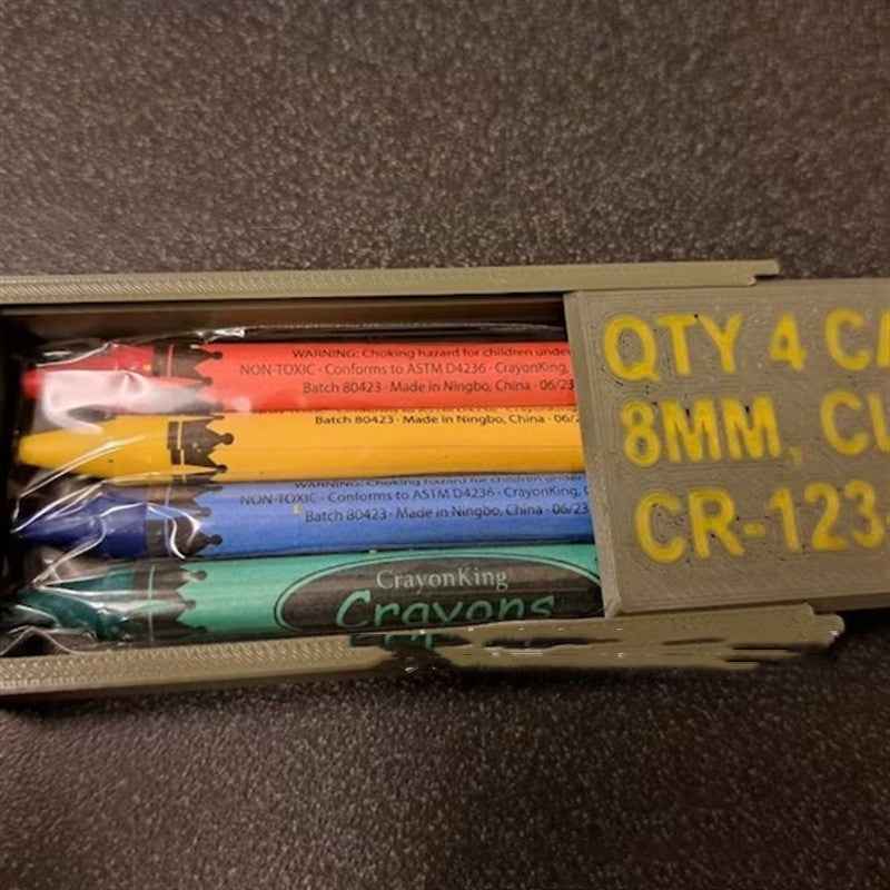 Tactical Christmas Crayon Box for Unique Creative Decor - Raven Supply Company
