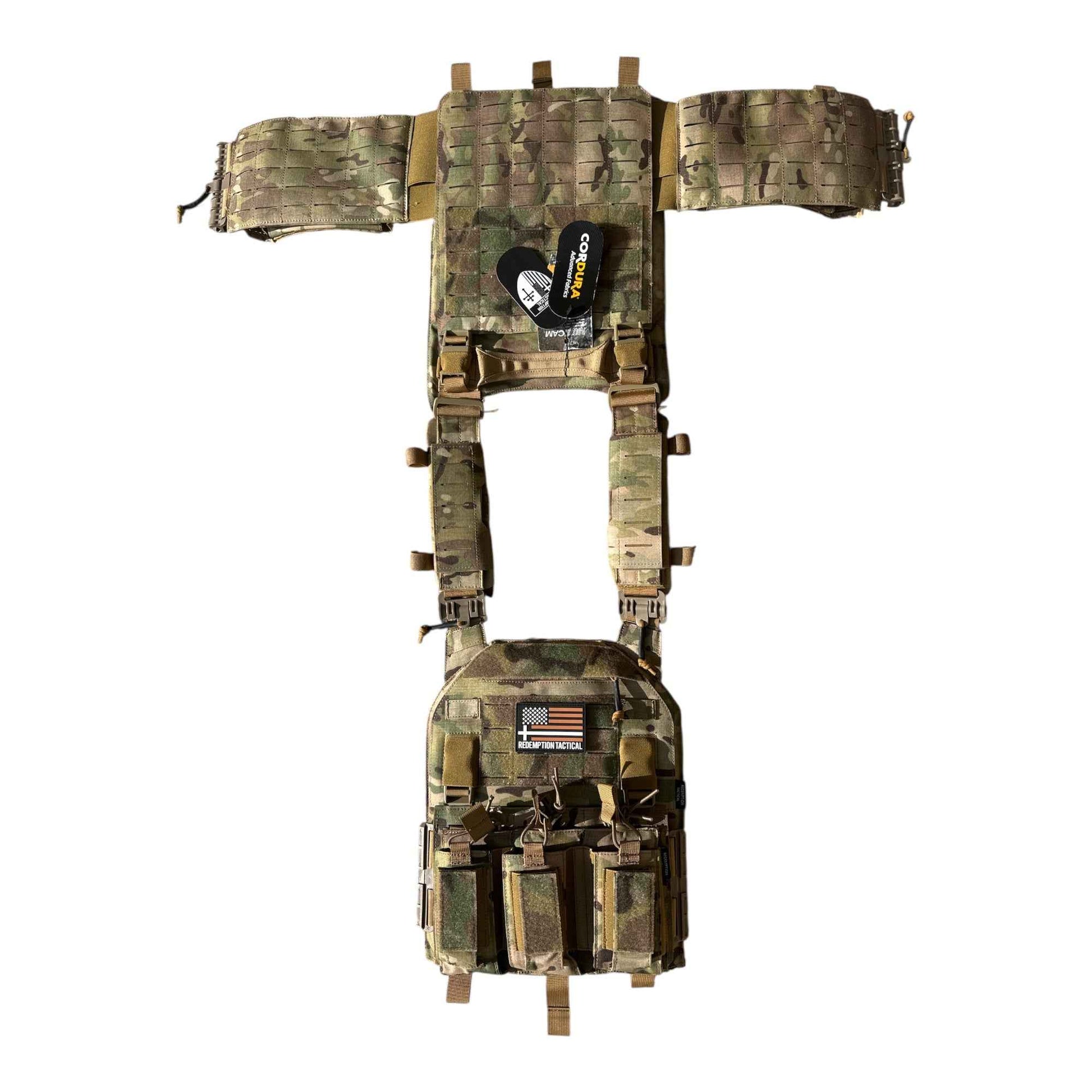 FULL KIT COMBO Crusader 2.0 V4 Armor COMBO PACKAGE LIGHTWEIGHT LEVEL IV (2) 10x12 Front/Back Plates, Plate Carrier Bag