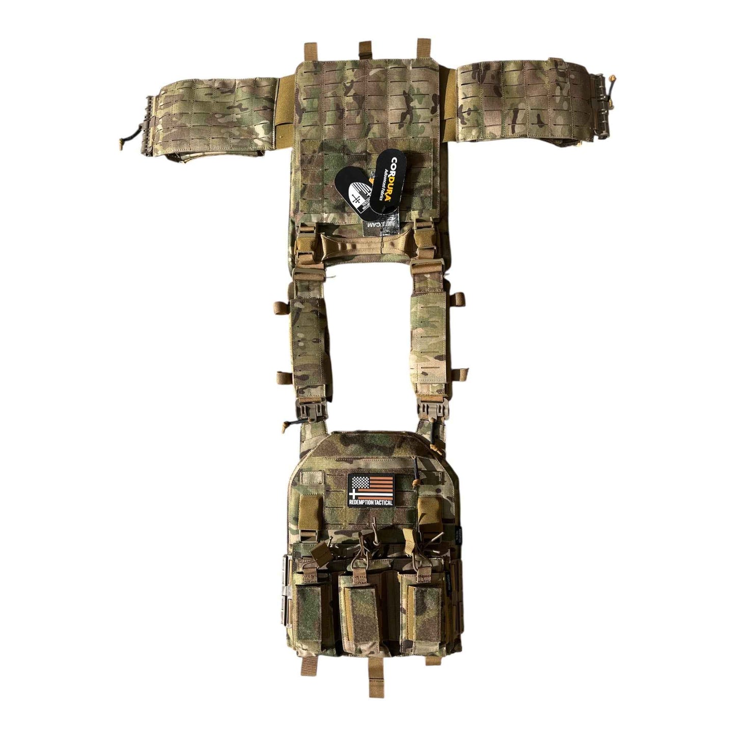 Redemption Tactical CRUSADER 2.0® V4 ARMOR FULL KIT COMBO PACKAGE LIGHTWEIGHT LEVEL IV  (2) 10x12 Front/Back Plates (2) 6x8 Side Plates (Level III PE)