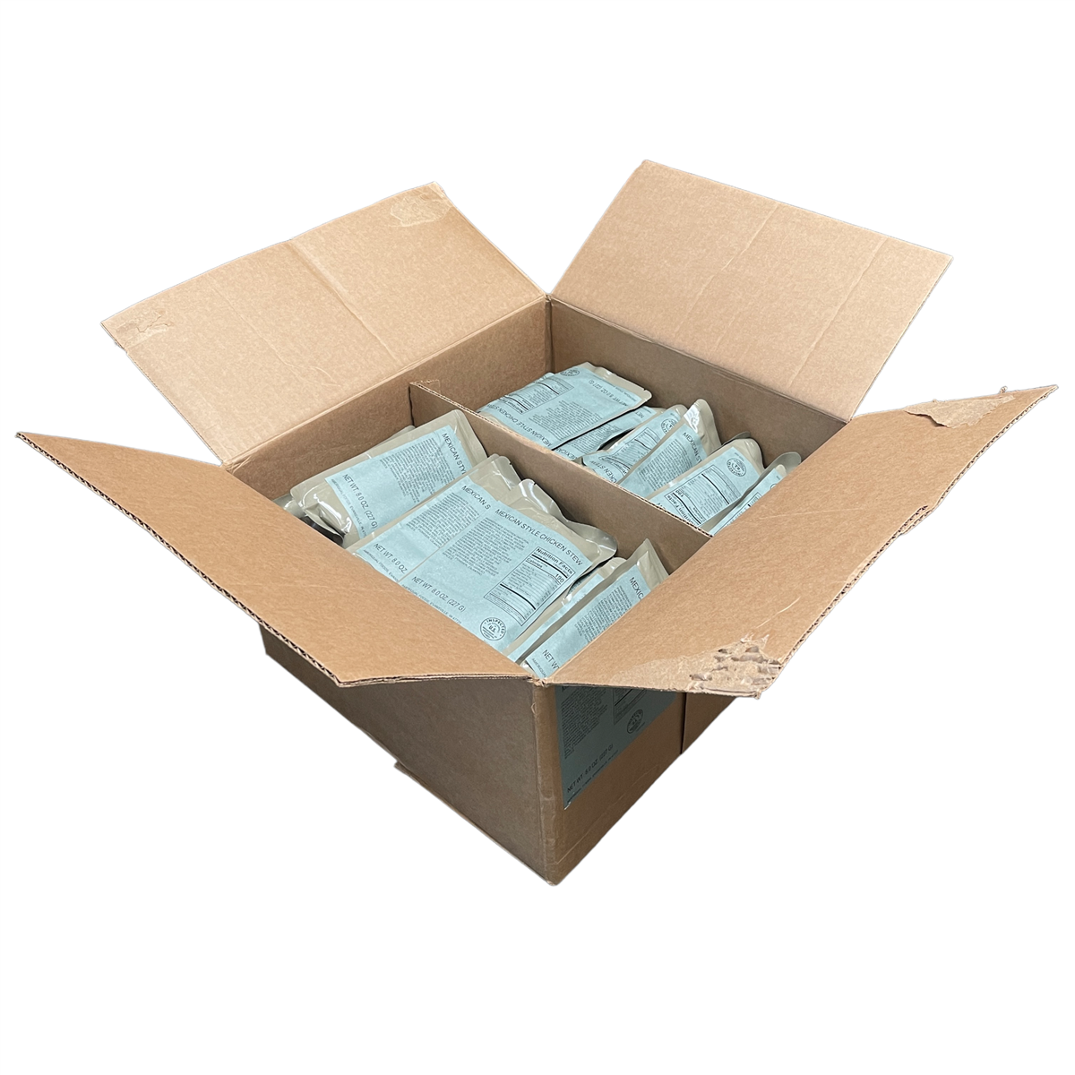 BULK MRE Entree - 72 packs of Mexican Chicken Stew