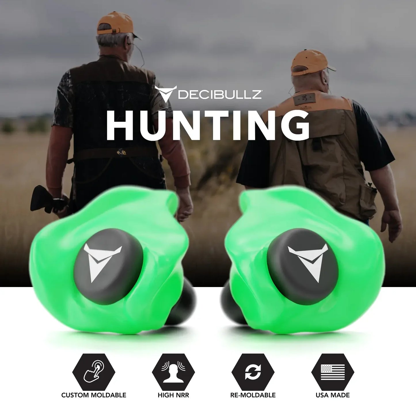 Custom Molded Earplugs 31dB NRR Pro-Pack with Case and Lanyard
