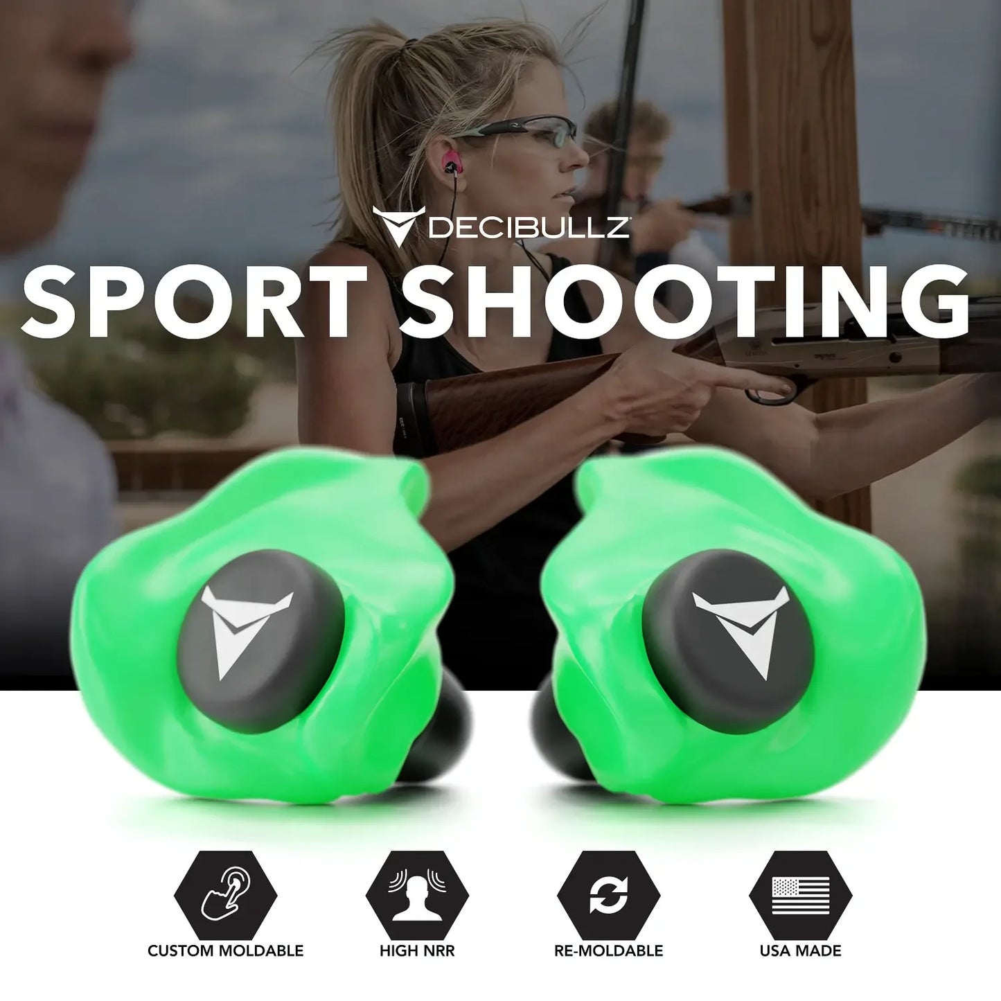 Custom Molded Earplugs 31dB NRR