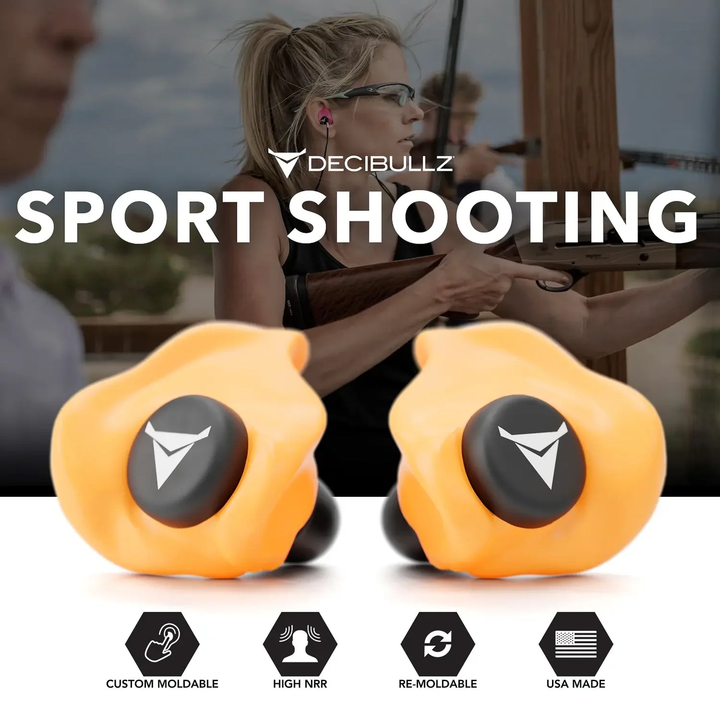 Custom Molded Earplugs 31dB NRR