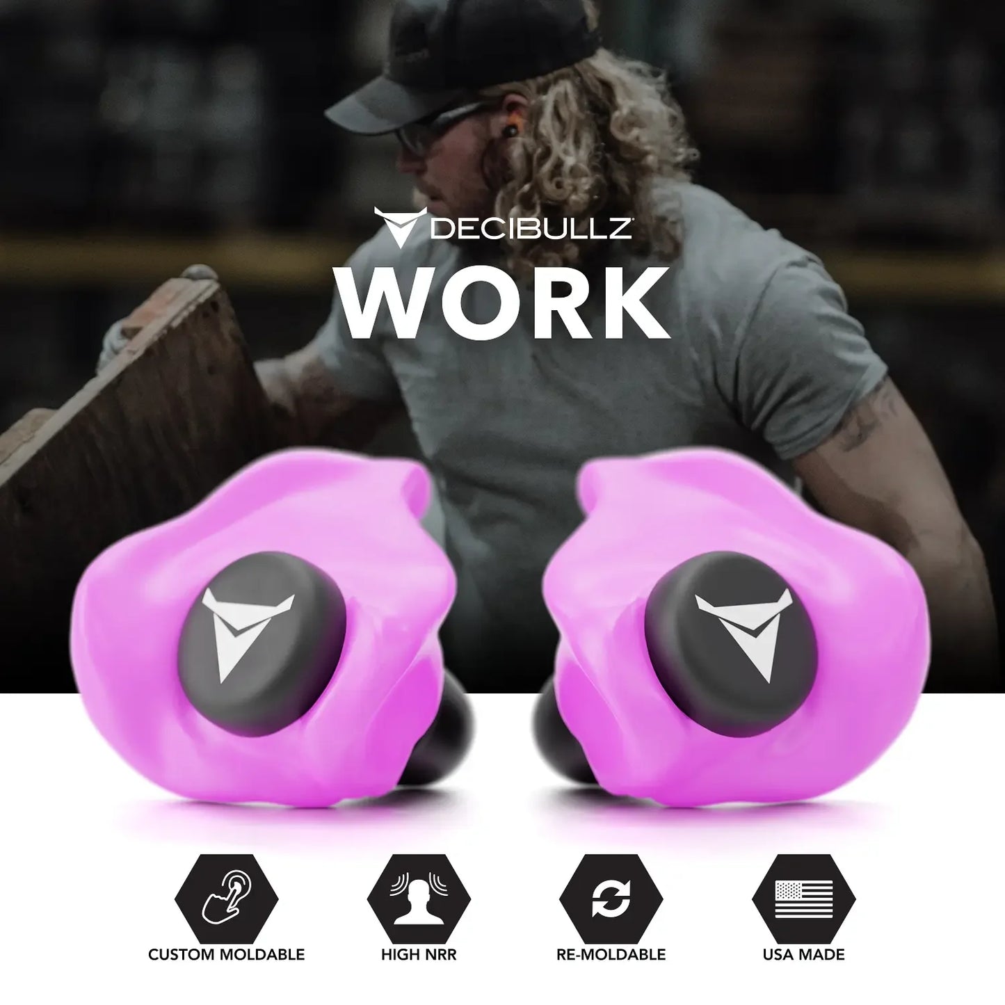 Custom Molded Earplugs 31dB NRR