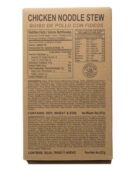 MRE Meals – Standard Variety with Heaters