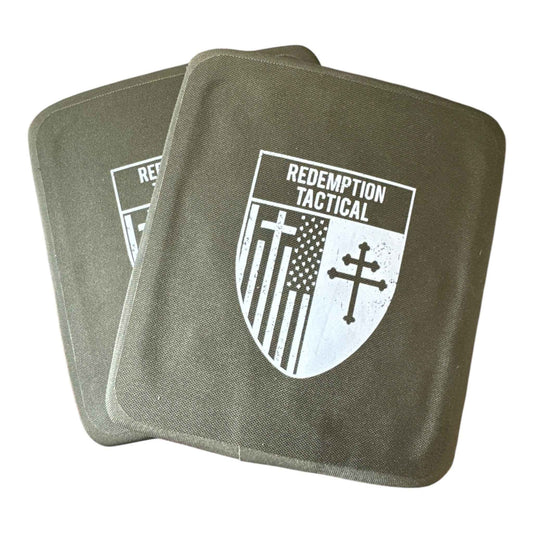 (PAIR) Level IV 7x8" Ceramic Side Plates (Lightweight Alumina PE Material)