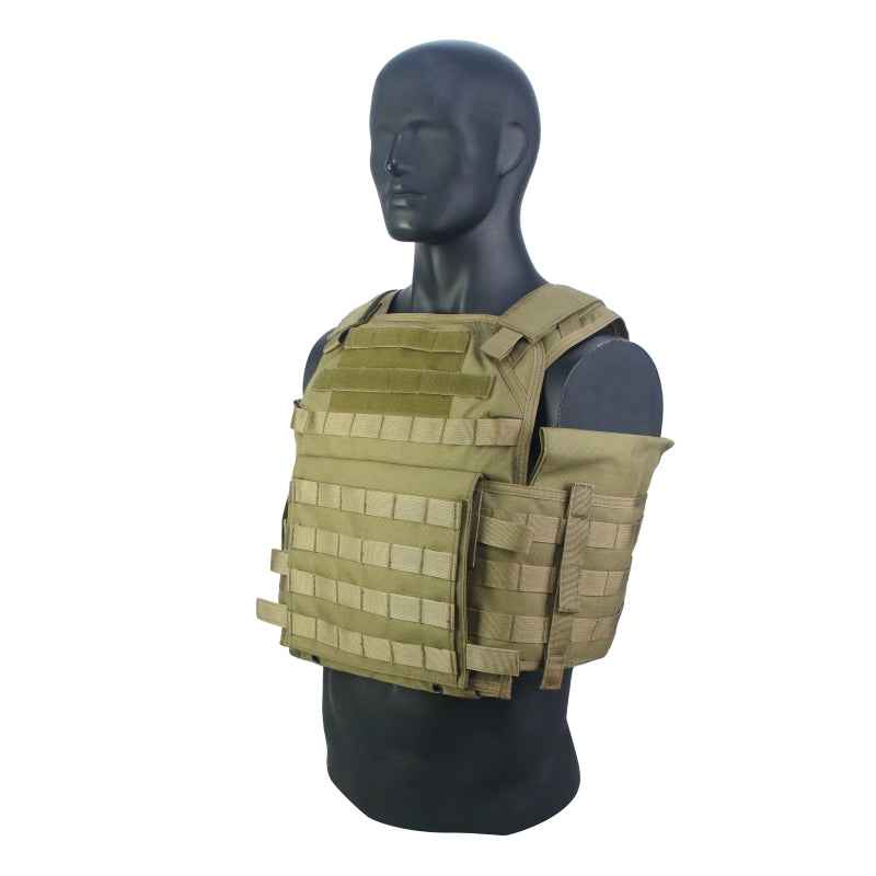 Full plate carrier that fits front plates and side plates
