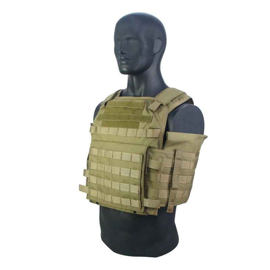 Full plate carrier that fits front plates and side plates