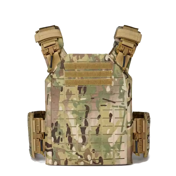MUCTAC Plate Carrier 10x12 – 1050D Nylon – Quick Release – Laser Cut MOLLE – Texas