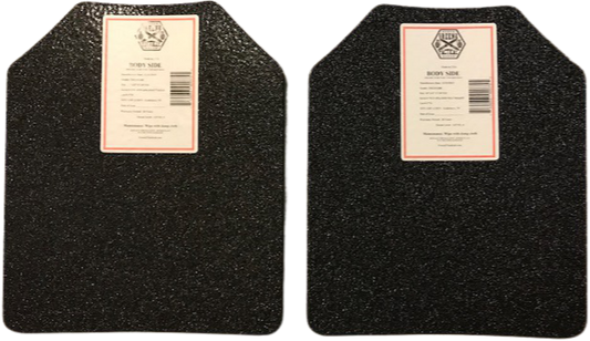Level III Curved Plates 10x12 or 8x10- 2 plates made from AR500 Steel