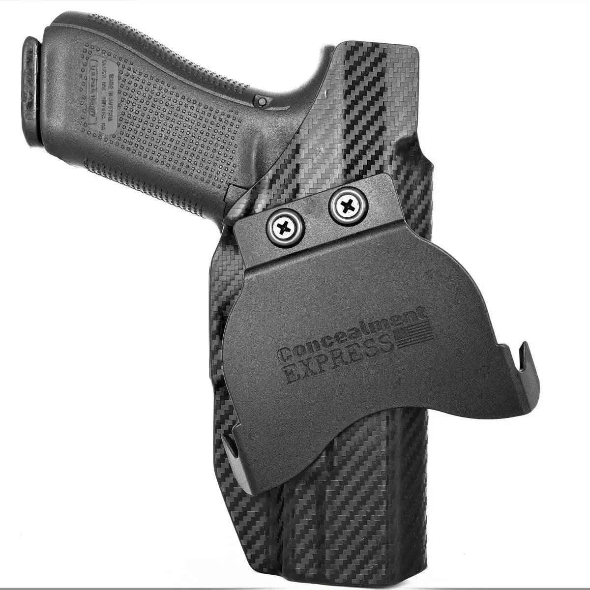 Paddle Holster fits: Glock 17 22 31 (Optic Ready)