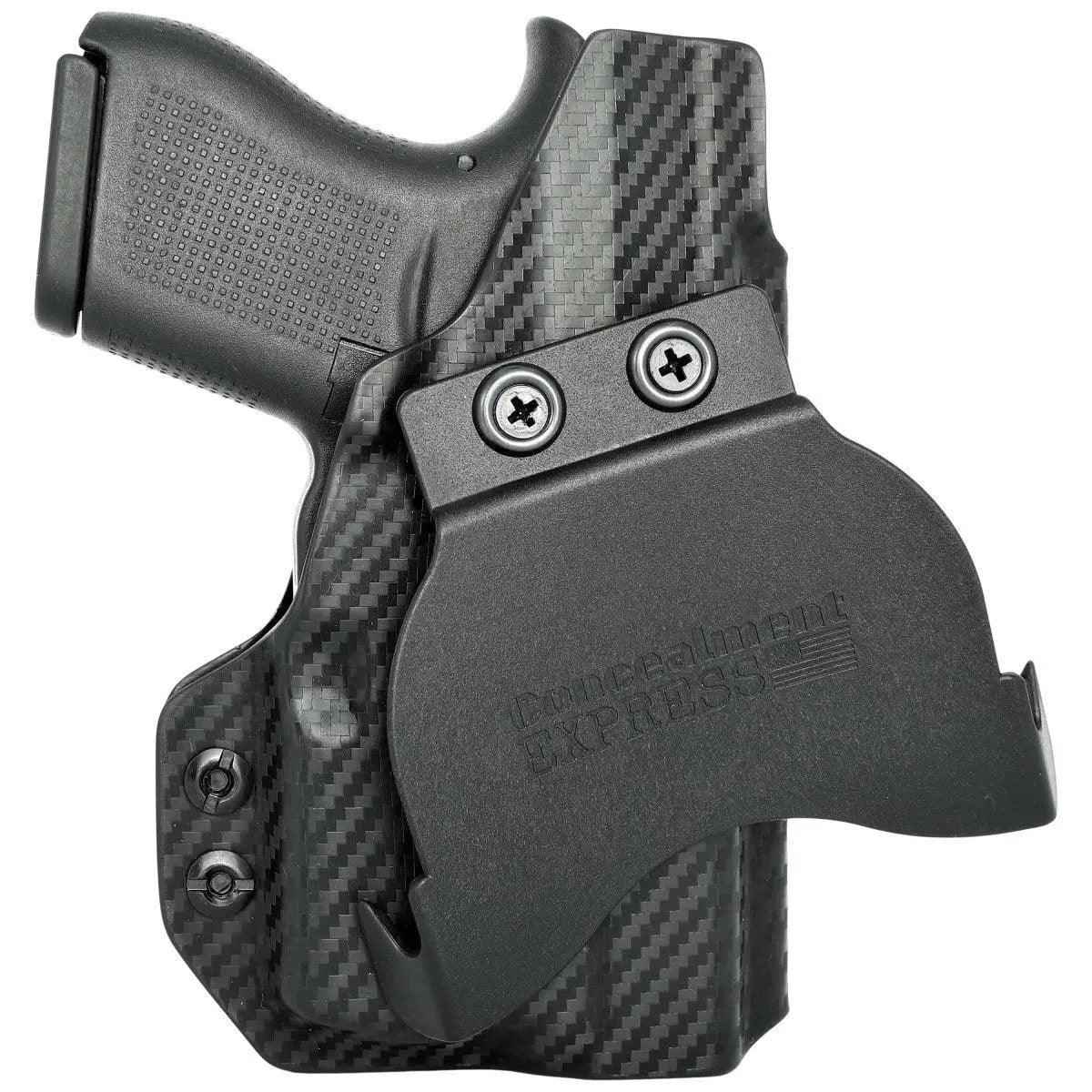 Paddle Holster fits: Glock 43X TLR6