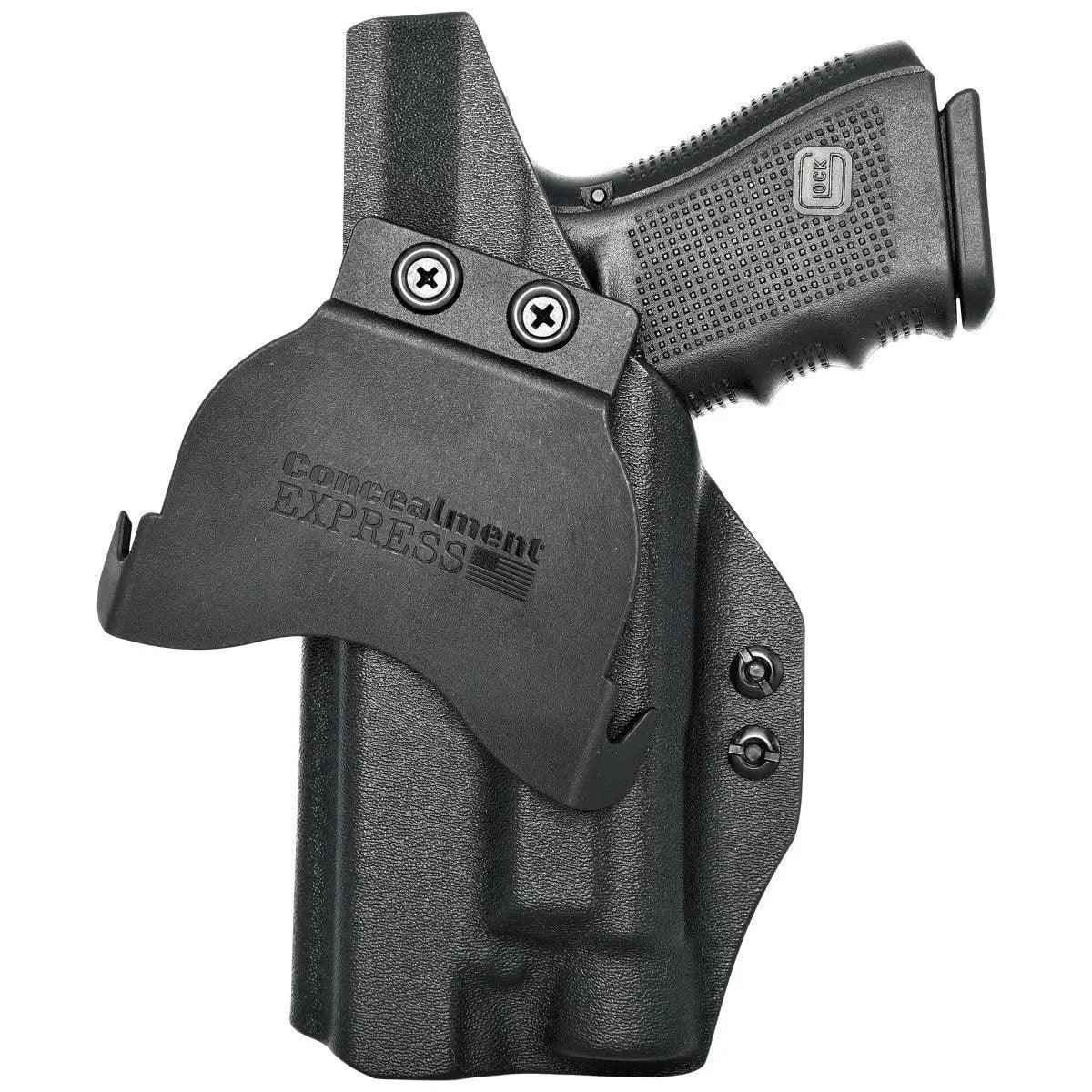 Paddle Holster fits: Glock 17 19 19X 26 31 32 33 34 45 TLR-1