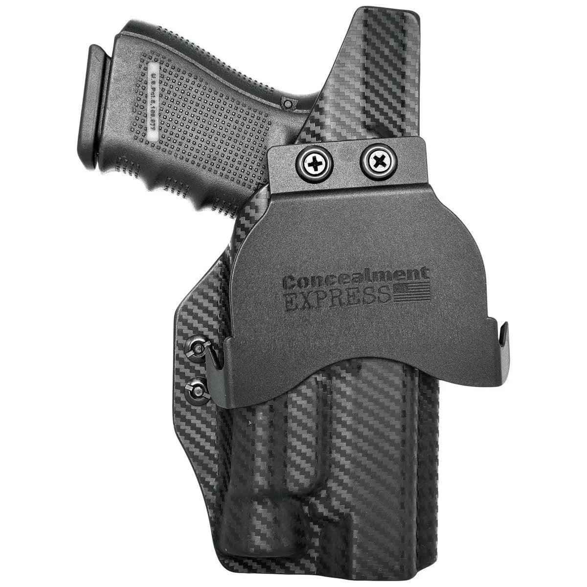 Paddle Holster fits: Glock 17 19 19X 26 31 32 33 34 45 TLR-1