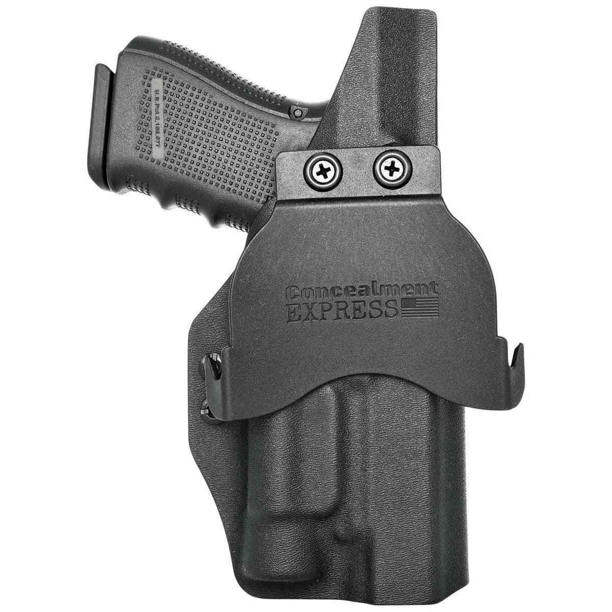 Paddle Holster fits: Glock 17 19 19X 26 31 32 33 34 45 TLR-1