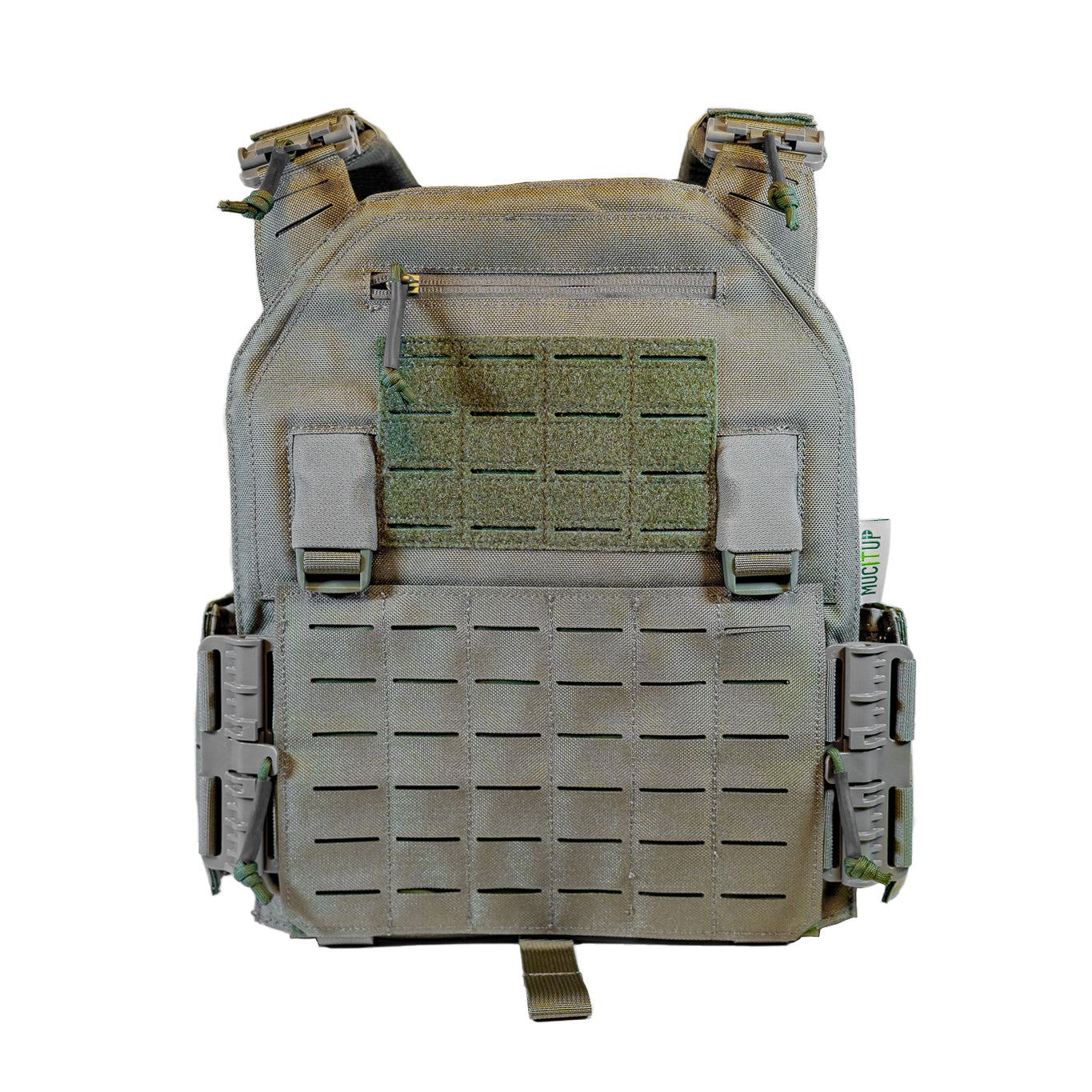 MUCTAC Plate Carrier 10x12 – 1050D Nylon – Quick Release – Laser Cut MOLLE – Texas