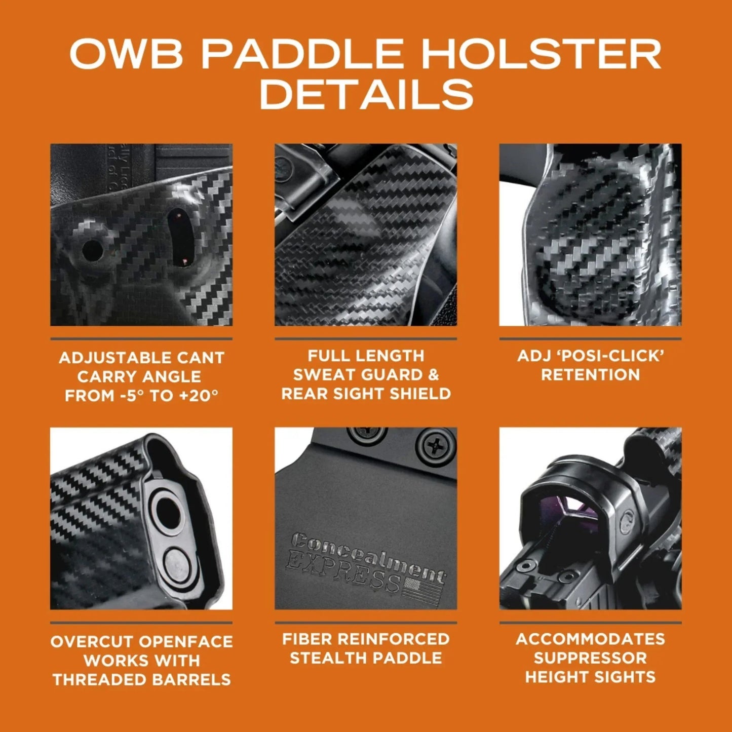 SAR FIREARMS SAR9 Paddle Holster (Optic Ready)