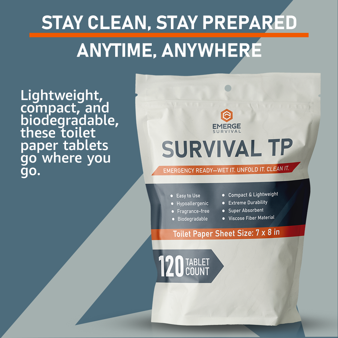 Emerge Survival Toilet Paper – Tactical Gear for Modern Vikings - Raven Supply Company