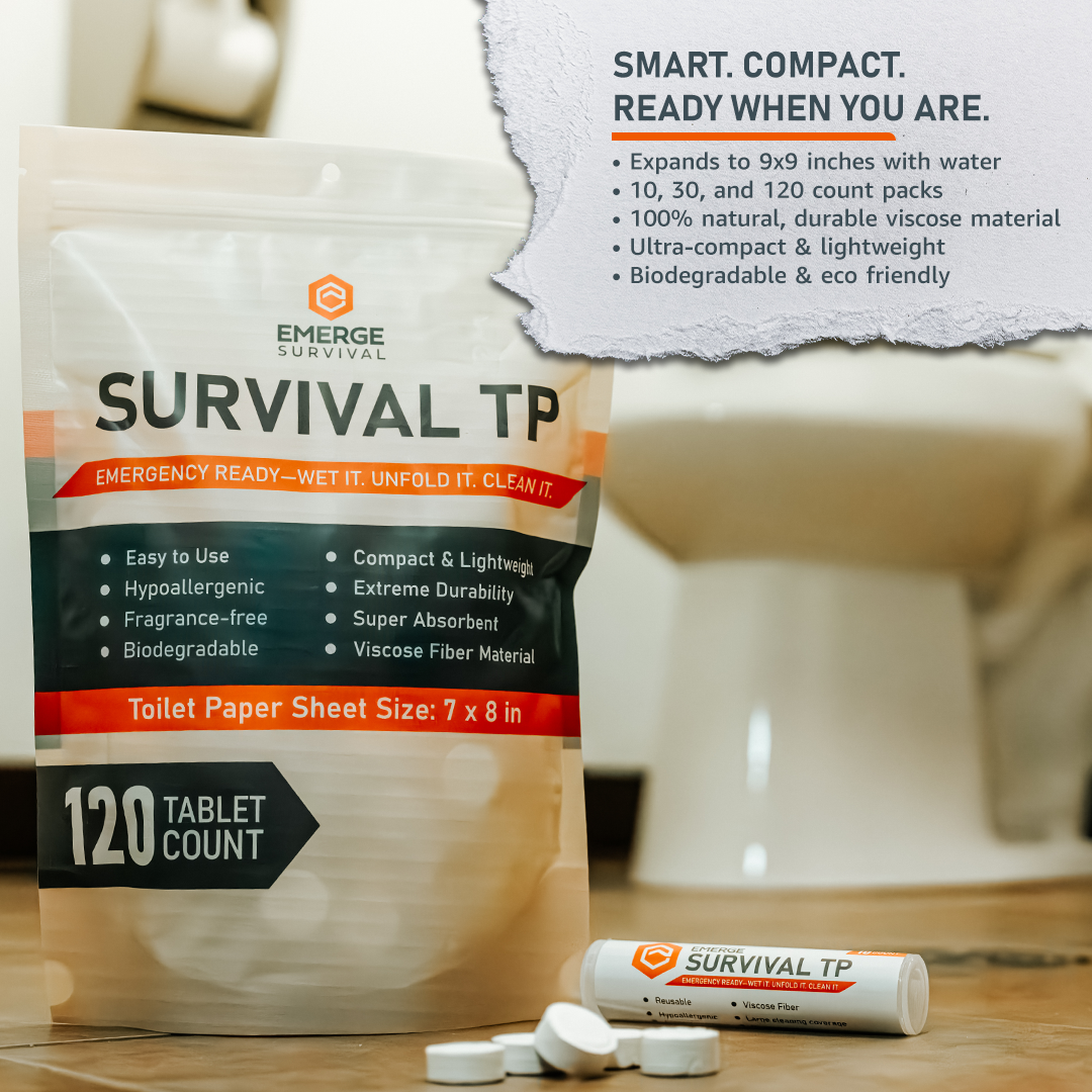 Emerge Survival Toilet Paper – Tactical Gear for Modern Vikings - Raven Supply Company