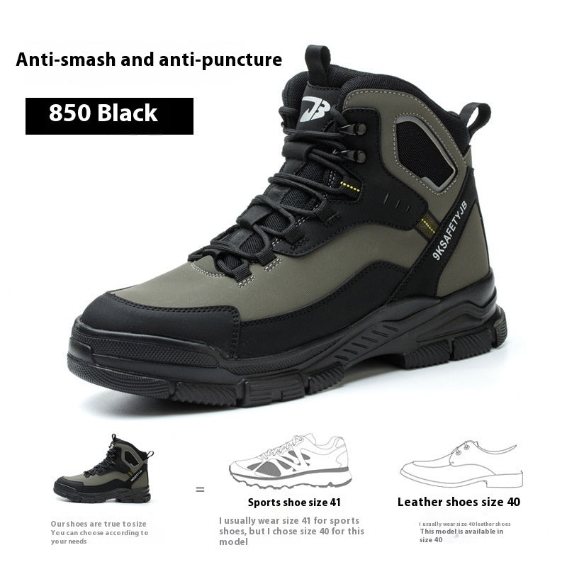 Combat Boots Male High Ankle Safety Shoes - Raven Supply Company