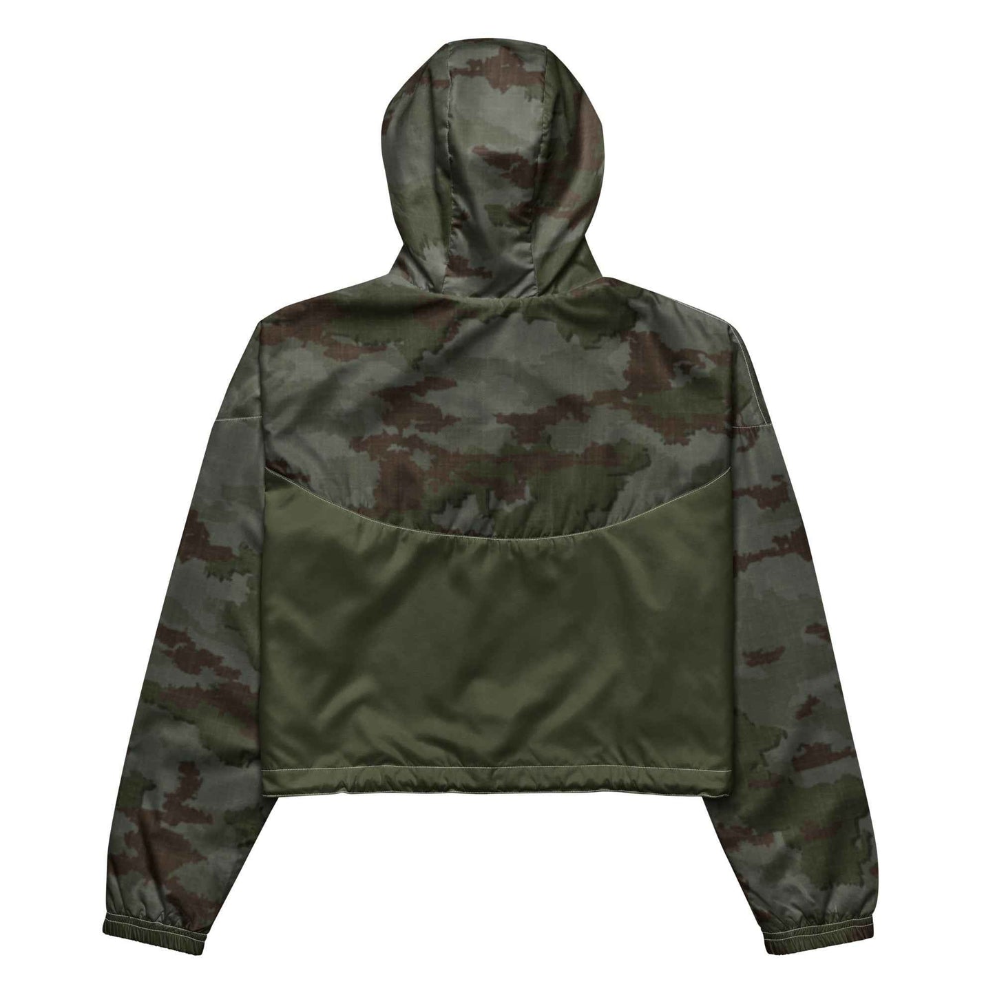 Athleisure Cropped Windbreaker | TerraVerde Camo