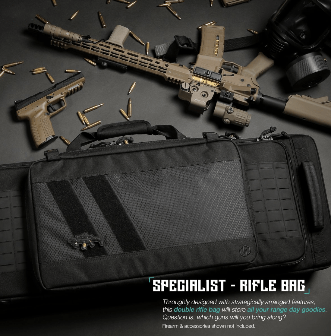Specialist Double Rifle Case (3 Sizes) - Raven Supply Company