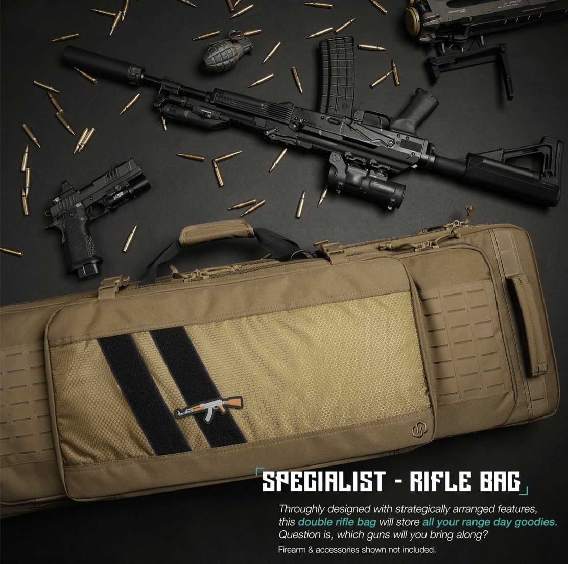 Specialist Double Rifle Case (3 Sizes) - Raven Supply Company