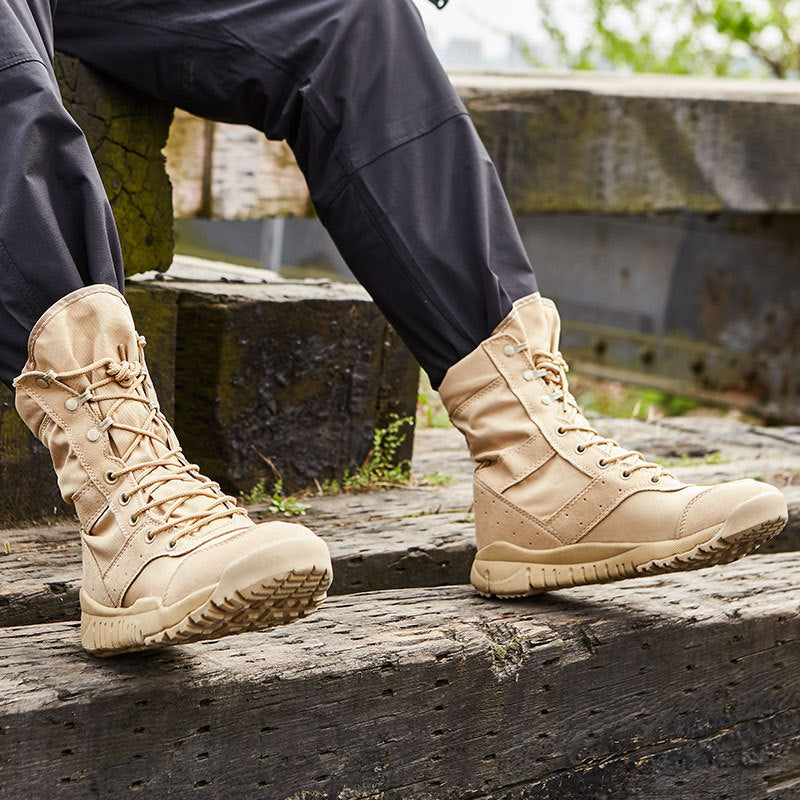 Summer Tactical Desert Combat Boots for Outdoor Climbing and Adventure - Raven Supply Company