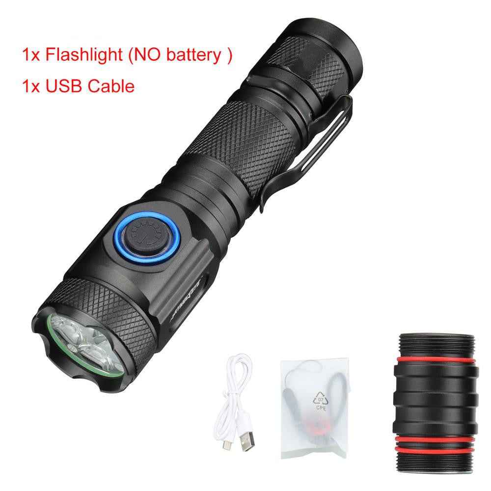 Rechargeable Tactical Flashlight - Powerful and Convenient - Raven Supply Company