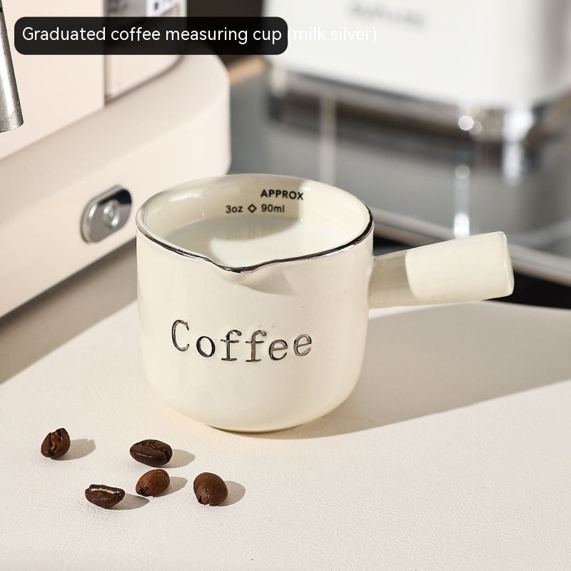 Espresso Measuring Cup with Scale - Ceramic Coffee Measuring Cup - Raven Supply Company