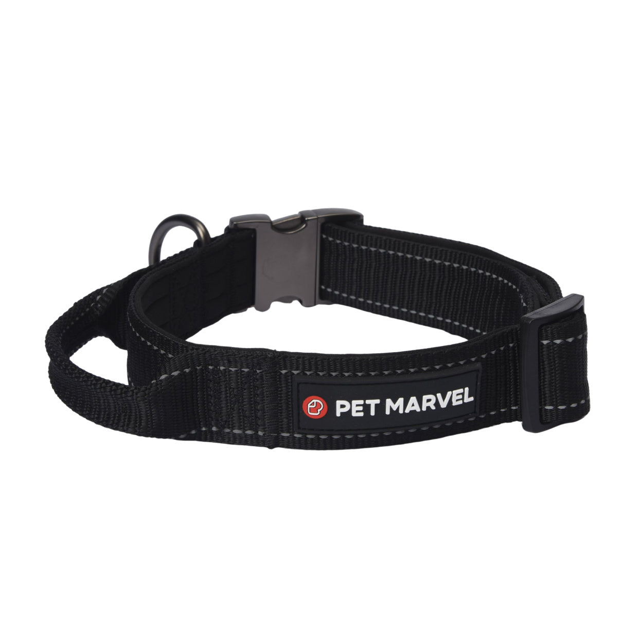 PET MARVELHigh Performance Tactical Dog Collar 1.25 In Wide With Handle - Raven Supply Company
