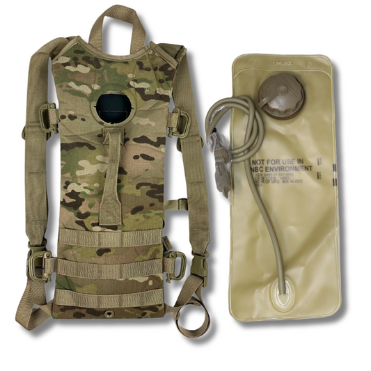GI Hydration Pack System, 3L Tan Bladder + 3L Multicam Carrier