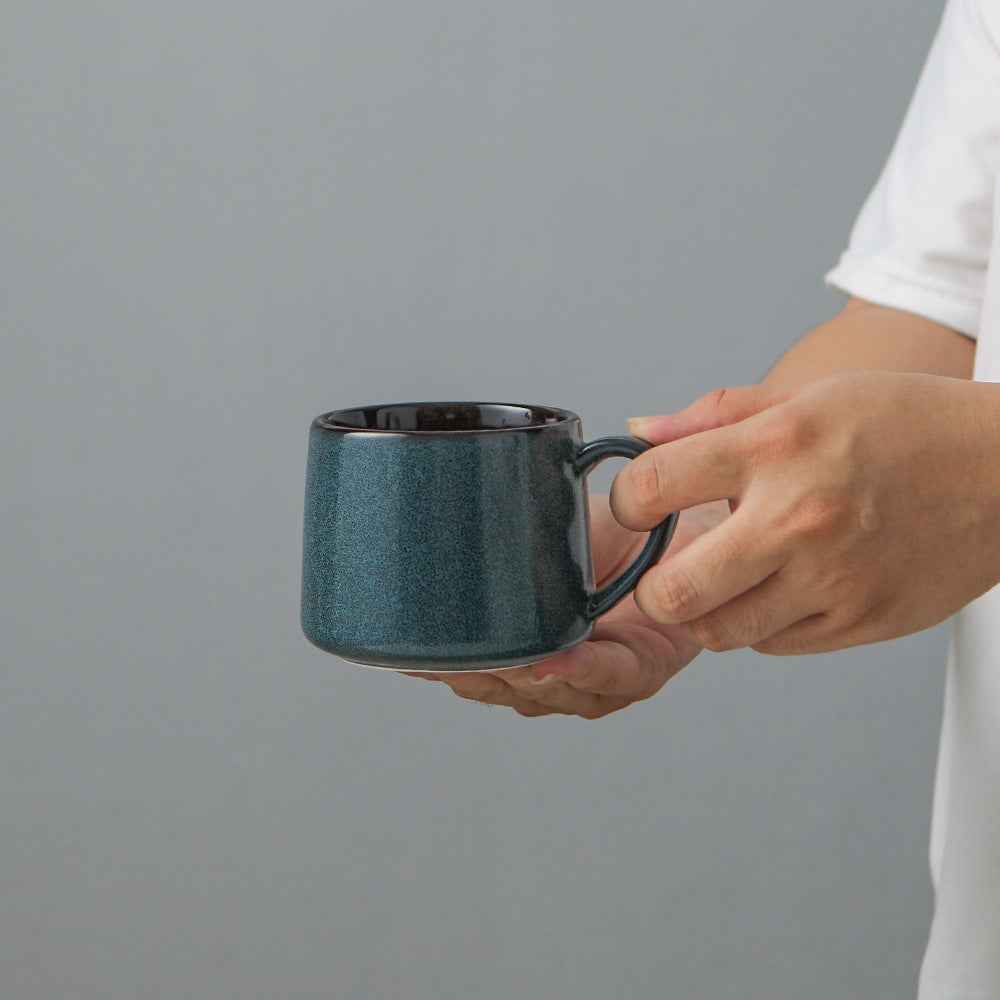 300ML European Style Ceramic Mugs - Elegant Glazed Design - Raven Supply Company