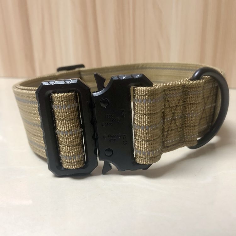 Pet Dog Collar Outdoor Tactical Golden Hair - Raven Supply Company